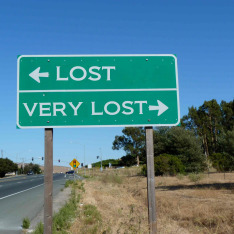 road-sign-lost